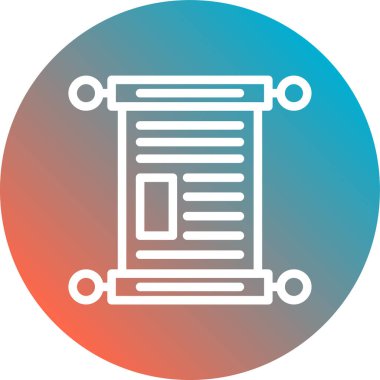 Modern simgenin vektör illüstrasyonu