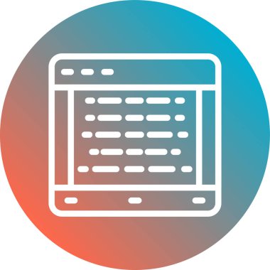 seo modern simgesinin vektör illüstrasyonu