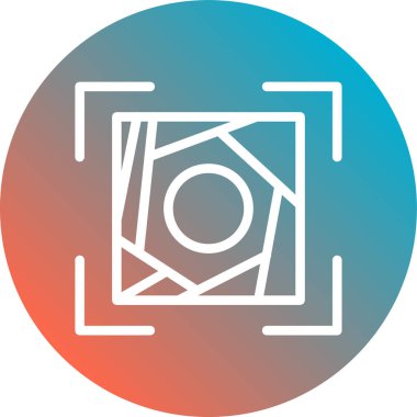 Modern bir simgenin vektör illüstrasyonu