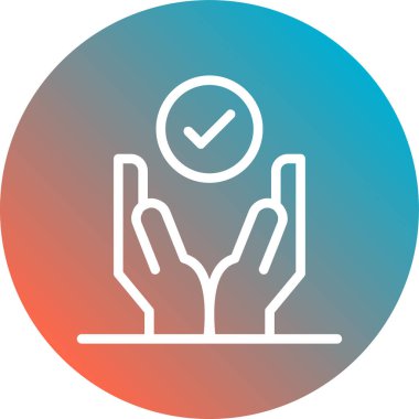 İşaretleme simgesinin vektör illüstrasyonu