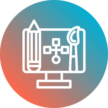 Vektör illüstrasyonu, simge ögesi