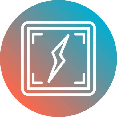 Vektör illüstrasyonu, simge ögesi biçimi