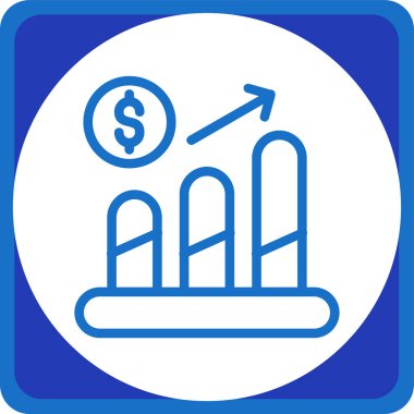 Dolar simgesi vektör illüstrasyonu