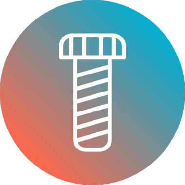 tornavida ikonu vektör çizimi