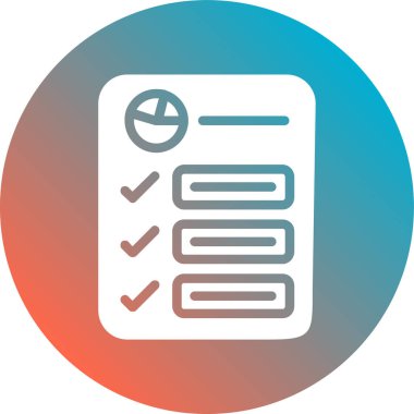 Belge simgesinin vektör illüstrasyonu