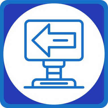 ok simgesi, basit vektör illüstrasyonu