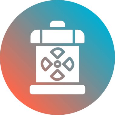 Pil simgesinin vektör illüstrasyonu