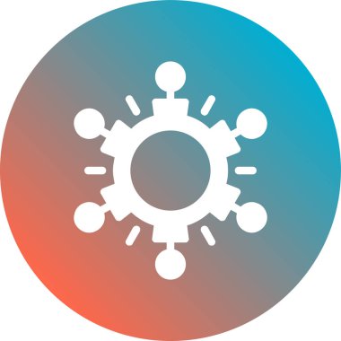 Modern simgenin vektör illüstrasyonu