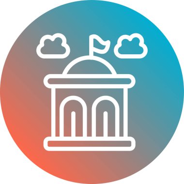 Yapı simgesinin vektör illüstrasyonu