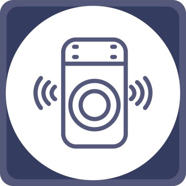 Akıllı telefon. Web simgesi basit illüstrasyon