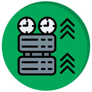 Video kamera simgesi. Web için basit sinema vektör simgeleri çizimi