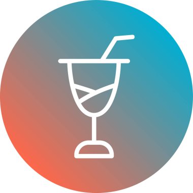 cam içecek vektör simgesi