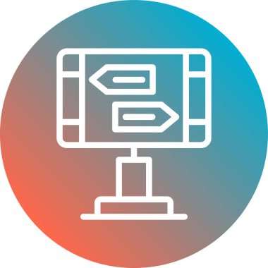 Modern bilgisayar simgesinin vektör illüstrasyonu