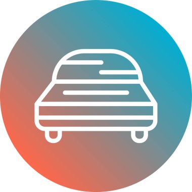 araba simgesi vektör illüstrasyonu