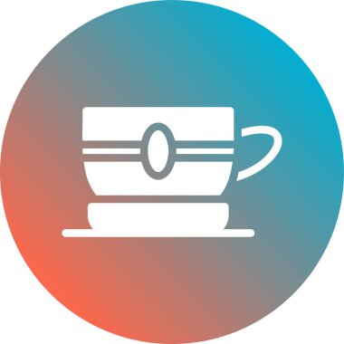 Kahve simgesinin vektör illüstrasyonu