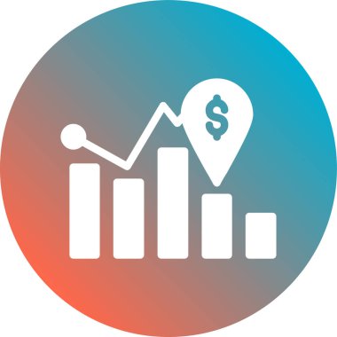 grafik ikonu vektör illüstrasyonu