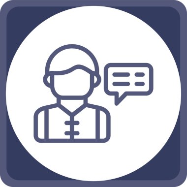 Maskeli bir adamın vektör çizimi