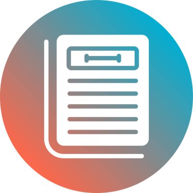 Modern kitap simgesinin vektör illüstrasyonu