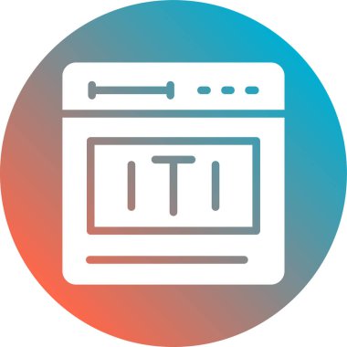 Seo simgesinin vektör illüstrasyonu