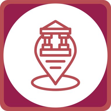 Eşsiz şarap kadehi vektör çizgisi simgesi