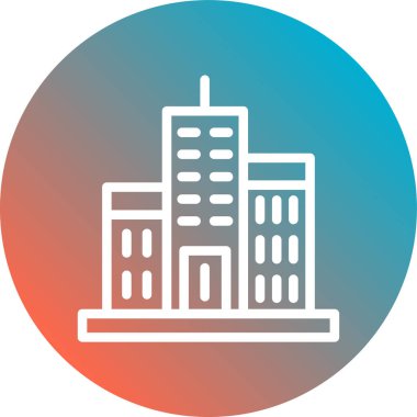 modern yapı vektörü illüstrasyonu