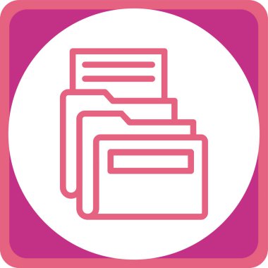 file format icon, simple vector illustration