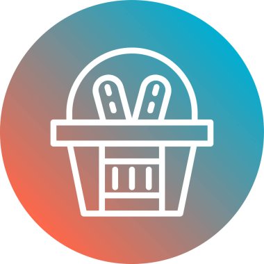 kova vektör simgesi modern illüstrasyon