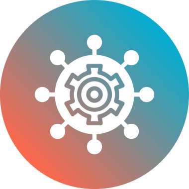 seo modern simgesinin vektör illüstrasyonu