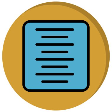 Kitap. Web simgesi basit illüstrasyon