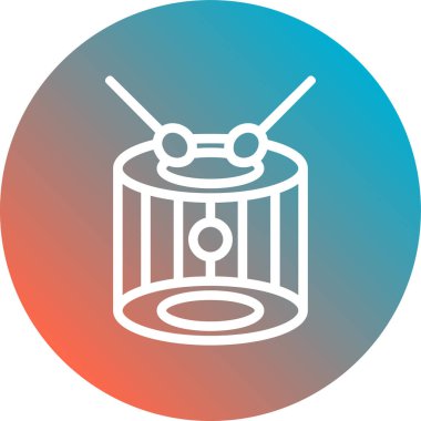 davul vektör dairesi tasarımı