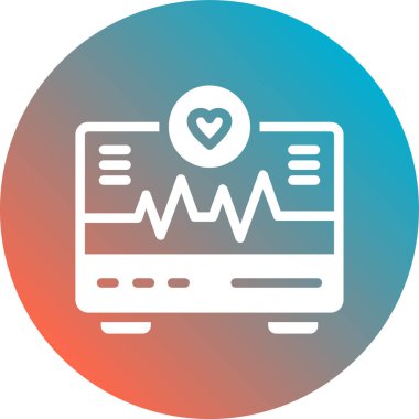 tıbbi rapor simgesi vektör illüstrasyonu