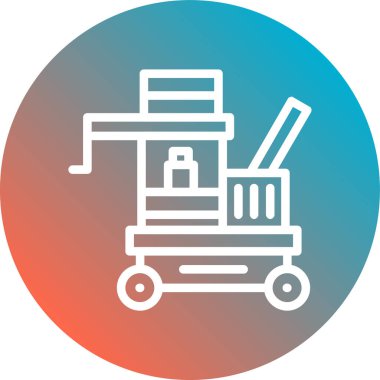 Vektör illüstrasyonu, simge ögesi arkaplanı