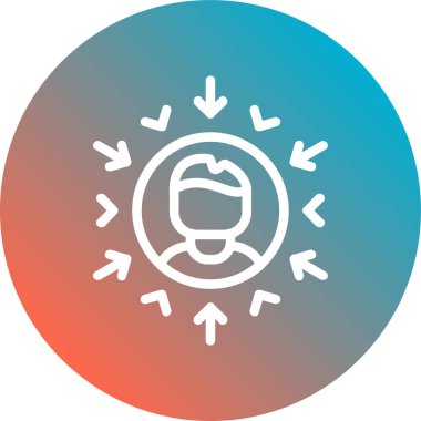 Bir çember simgesinin gösterimi