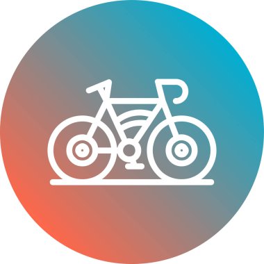 bisiklet ikonu vektör illüstrasyonu