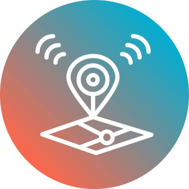 Eşsiz Wiifi Vektör Kabartma Simgesi