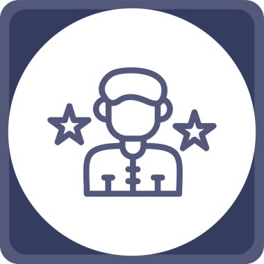 yıldız simgesi vektör illüstrasyonu