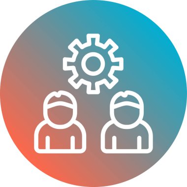 iş simgesi vektör illüstrasyonu