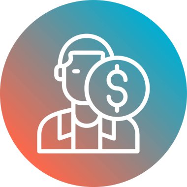 Modern b 'nin vektör illüstrasyonu para ikonundan yoksun