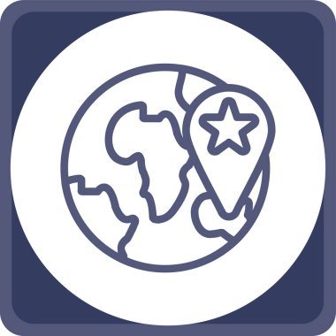 toprak simgesi vektör illüstrasyonu