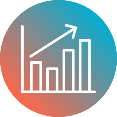 grafik ikonu vektör illüstrasyonu