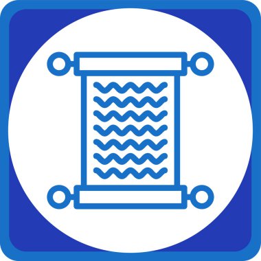 Su. Web simgesi basit illüstrasyon