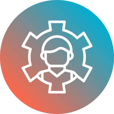 Teçhizat Web simgesi basit illüstrasyon