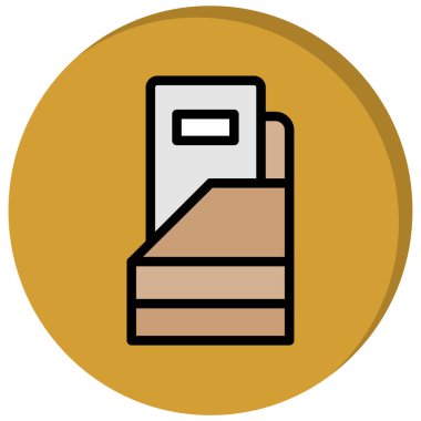 kitap vektörü simgesi modern illüstrasyon vektörü illüstrasyonu