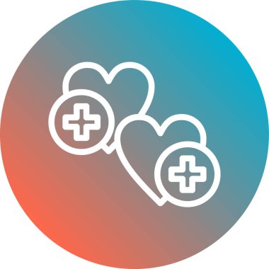 Tıbbi ve sağlık simgesinin vektör illüstrasyonu