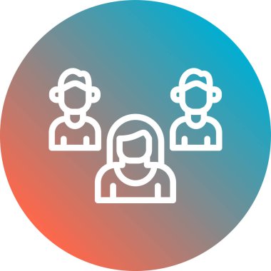 insanlar simge vektör illüstrasyonu