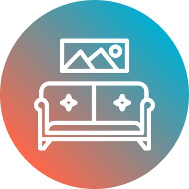 Modern simgenin vektör illüstrasyonu