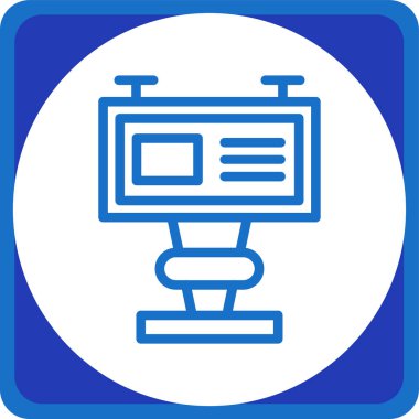 Modern simgenin vektör illüstrasyonu