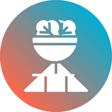 Gıda simgesinin vektör illüstrasyonu