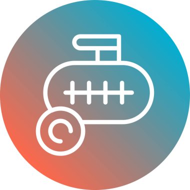 Bir b eksikliği simgesinin vektör çizimi