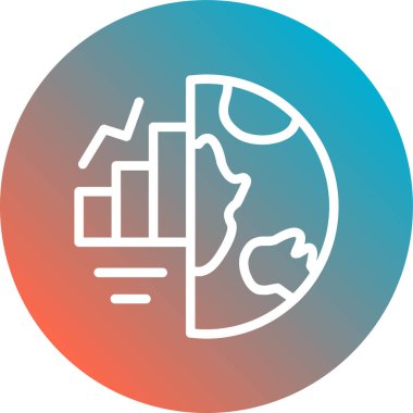 seo modern simgesinin vektör illüstrasyonu